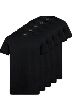 Claudio 5-Pack T-shirt Black