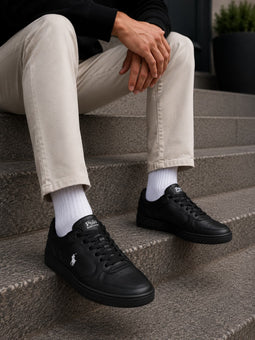 Ralph Lauren Master Court Sneaker Black