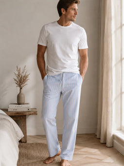 Resteröds Sandman Pyjamas Pant Stripes