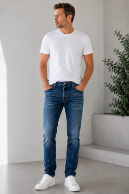 Dsquared2 Skater Slim Denim Jeans Blue