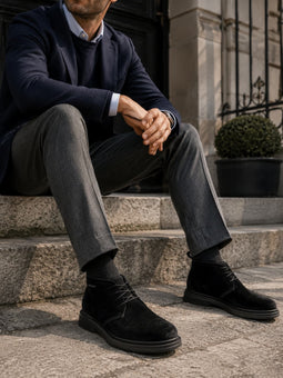 GANT Fairwyn Suede Boots Black