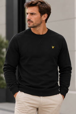 Lyle & Scott Crew Sweat Black