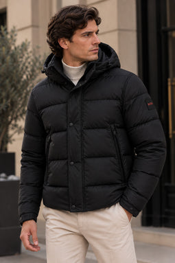 Hugo Boss Puffer Jacket Black