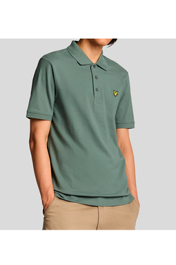 Lyle & Scott Regular Polo Shirt Green Mercurial