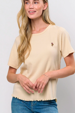 U.S. POLO ASSN. Women T-shirt Maja Sand