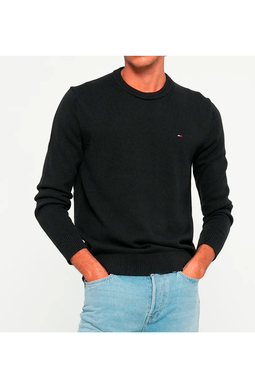 Tommy Hilfiger Crew Knit Sweater Black