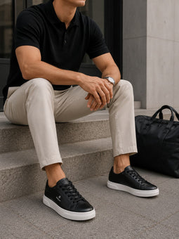 GANT Joree Leather Sneakers Black