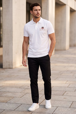 GANT Gold Shield Piqué Polo Regular White