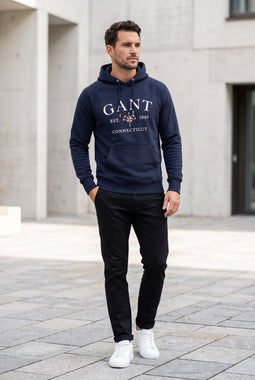 GANT Sailing Club Hoodie Navy