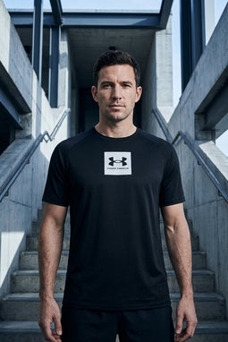 Under Armour Tech Boxed Tee Black