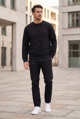 Ralph Lauren Crew Neck Sweatshirt Black