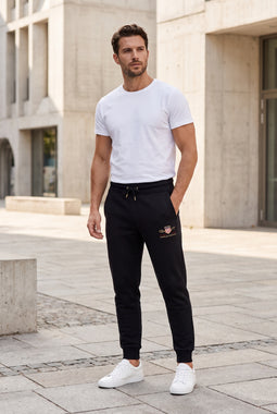 GANT Gold Shield Sweatpants Black