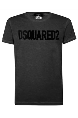 Dsquared2 Blackout Logo Tee Grey