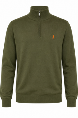 MCS Eli Half-Zip Knit Beetle