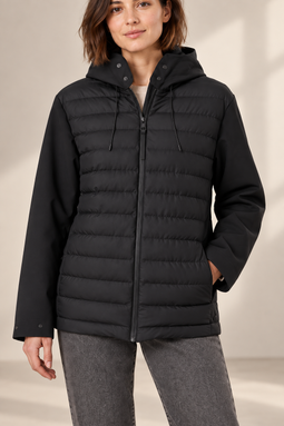Rains Women 1545 Trekker Scuba Jacket Black