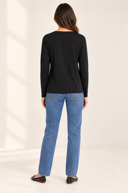 Hugo Boss Women Pyjamas T-shirt Soft Cotton Black