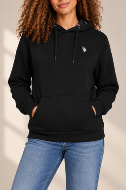 U.S. POLO ASSN. Women Hoodie Aba Black