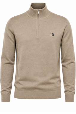 U.S. POLO ASSN. Half-Zip Knit Brison Crockery