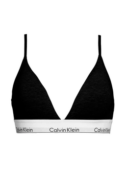 Calvin Klein Women Unlined Triangle Bralette Black - Luxivo