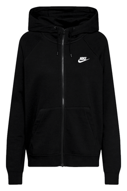 Nike Women Club Zip Hoodie Black