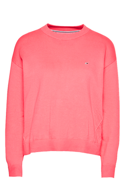 Tommy Hilfiger Women Side Stitch Jumper Pink