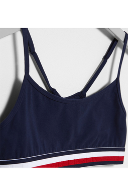 Tommy Hilfiger Women Modern Stripe Bralette Navy