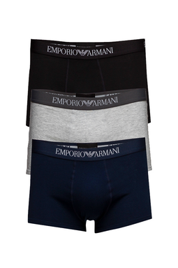 Emporio Armani Trunks 3-Pack Signature Multi