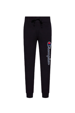 Champion Rochester Pant Rib Cuff Big Logo Black