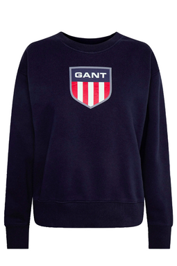 GANT Women Retro Shield Sweatshirt Navy