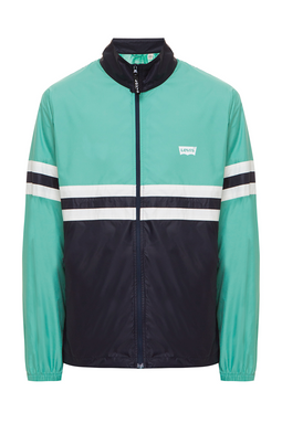 Levi's Colorblock Windbreaker Night Green - Luxivo