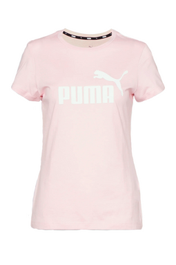 PUMA Women Essential Logo Tee Pink