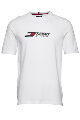 Tommy Hilfiger Sport Regular Logo Tee White