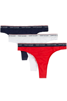 Tommy Hilfiger Women Thong 3-Pack Multi - Luxivo
