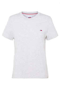 Tommy Hilfiger Women Regular Logo Tee Grey - Luxivo