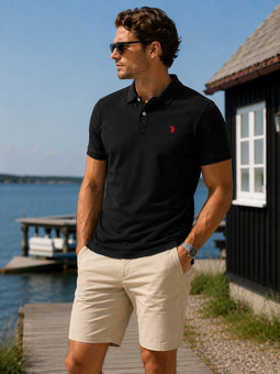 U.S. POLO ASSN. Polo Alfred Black