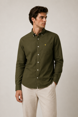 Lyle & Scott Oxford Shirt Regular Olive