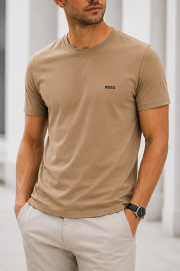 Hugo Boss 3-Pack Regular T-shirt Sand