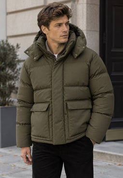 Resteröds Timeless Puffer Jacket Army