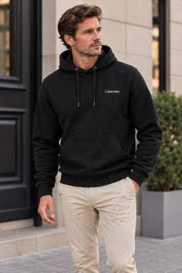 Calvin Klein Hoodie Essential Logo Black