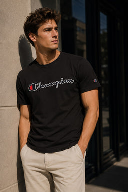 Champion Rochester Tee Big Logo Black