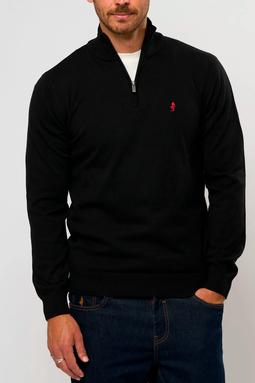 MCS Eli Half-Zip Knit Black