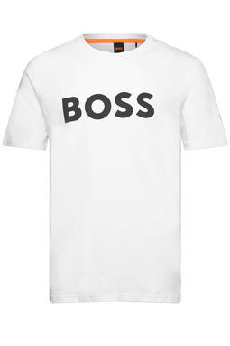 Hugo Boss Thinking Logo Tee White