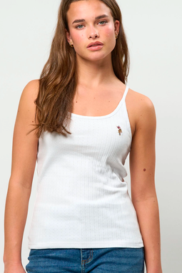 U.S. POLO ASSN. Women Mia Top White