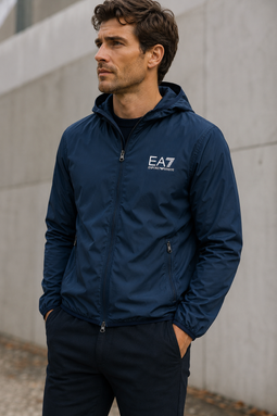 Armani EA7 Zip Up Jacket Navy