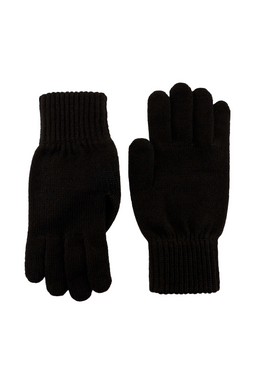 Armani EA7 Wool Gloves Black