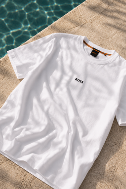 Hugo Boss Tchup Crew Tee White