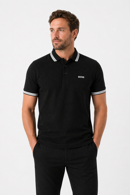 Hugo Boss Contrast Paddy Polo Black
