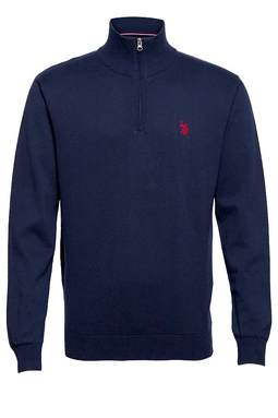 U.S. POLO ASSN. Half-Zip Knit Brison Navy