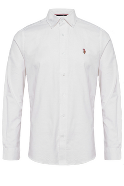 U.S. POLO ASSN. Shirt Flex Calvert White