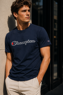 Champion Rochester Tee Big Logo Navy